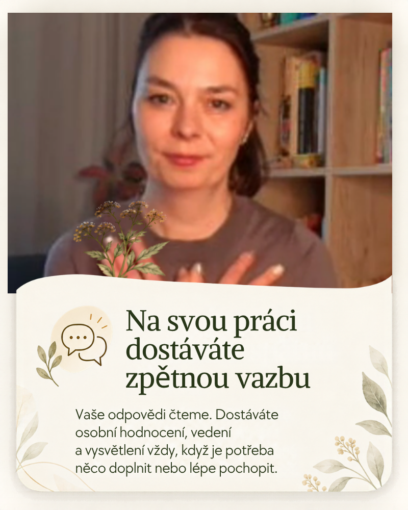 Na svou práci dostáváte zpětnou vazbu